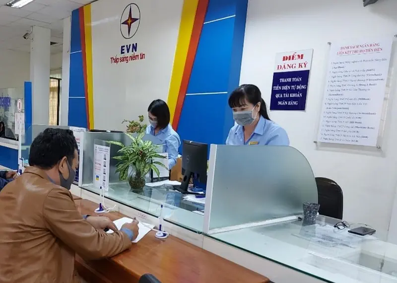 Thanh toán trực tiếp tại công ty điện lực EVN