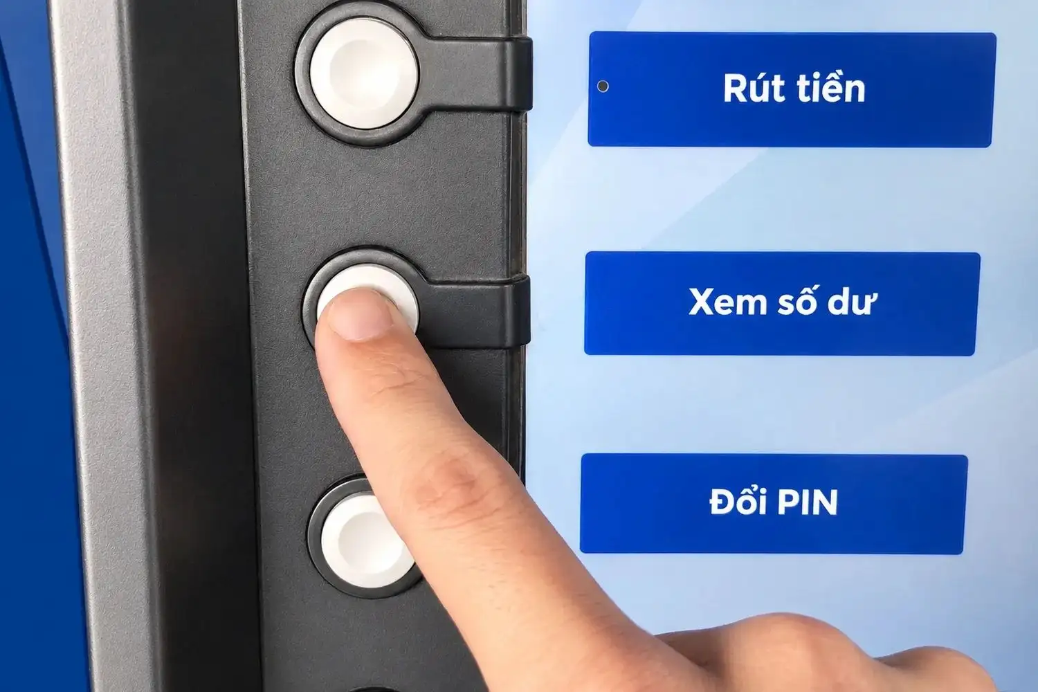 Kiểm tra số dư tại ATM giúp người dùng biết nhanh số tiền trong tài khoản mà không cần đến ngân hàng.