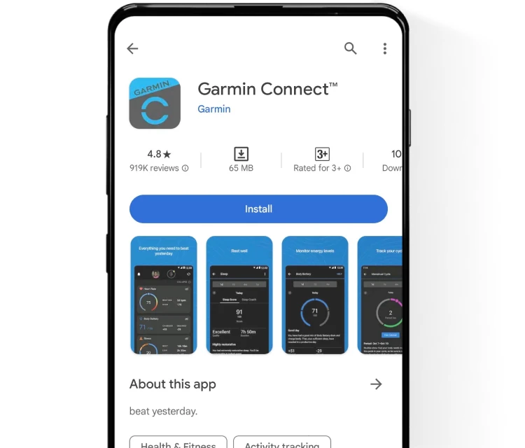 Step 1: Install Garmin Connect