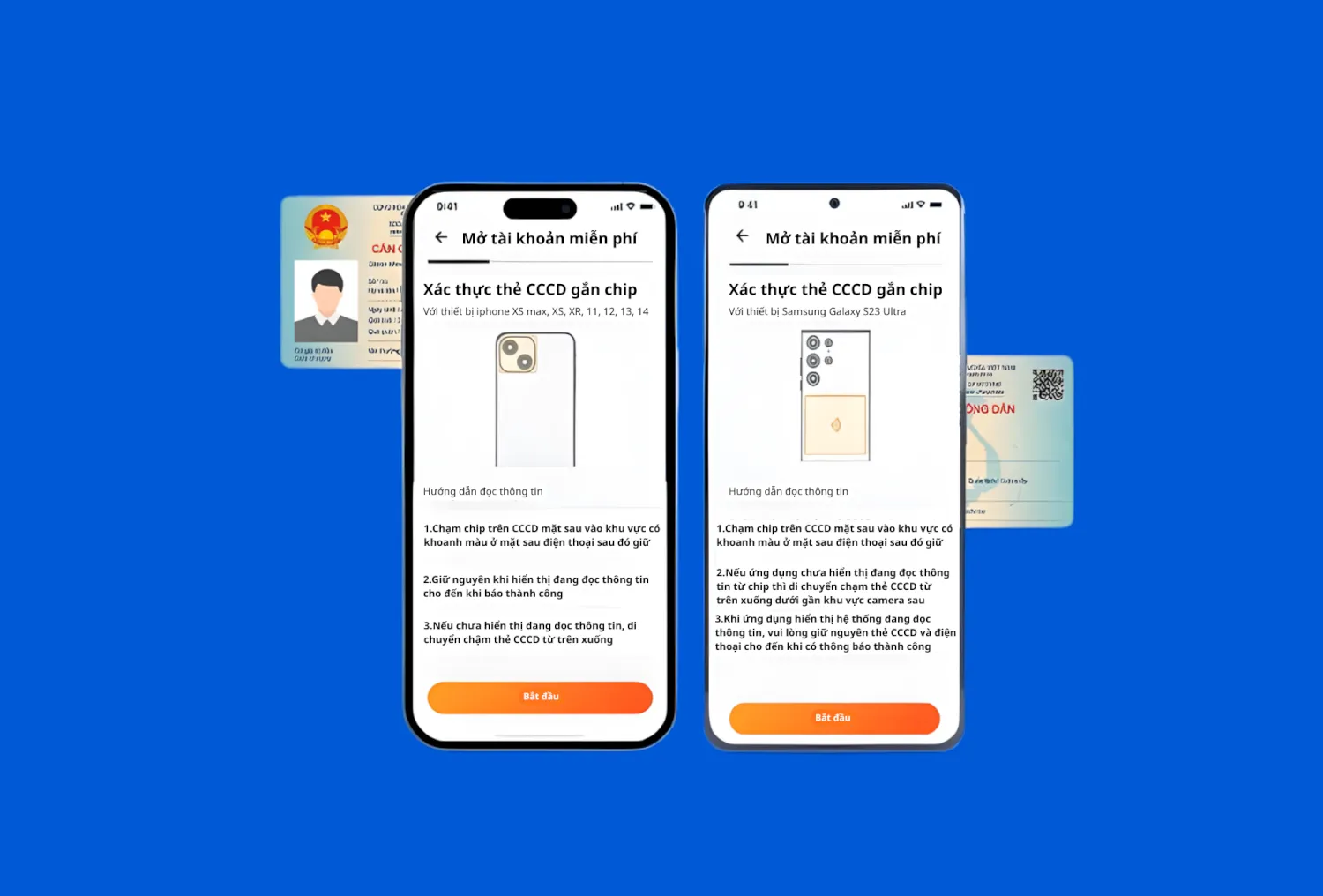 Khách hàng cần CCCD gắn chip để thực hiện định danh điện tử eKYC