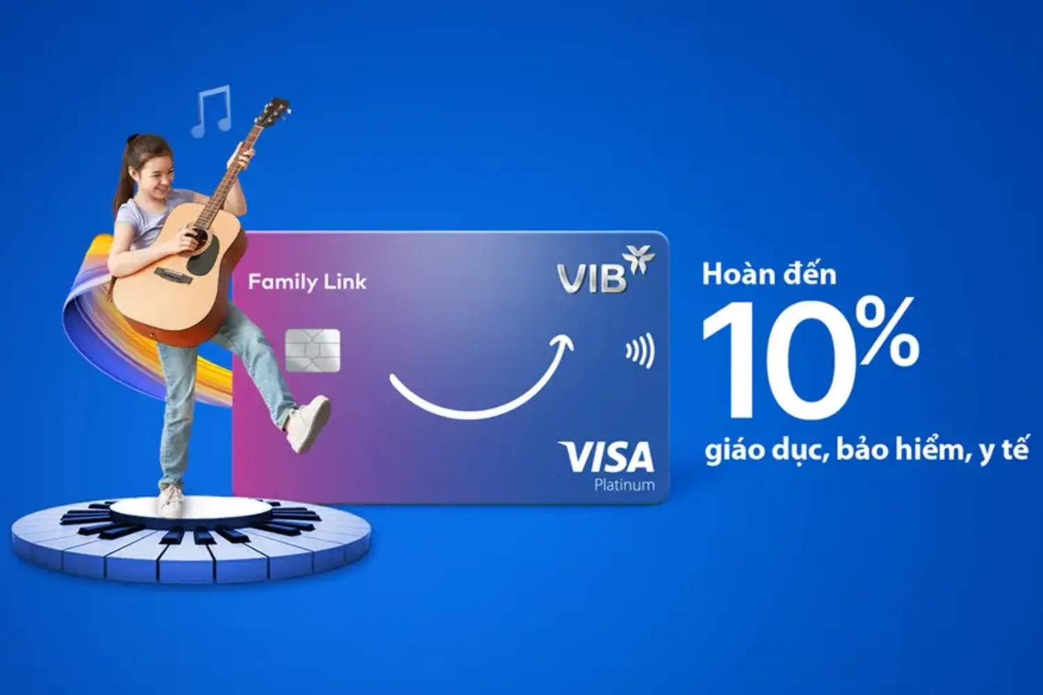 Thẻ tín dụng VIB Family Link phù hợp cho chi tiêu của gia đình