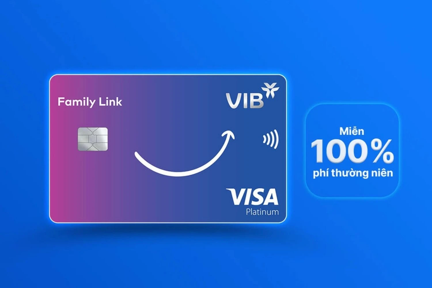 Các dòng thẻ tín dụng VIB hiện áp dụng miễn phí thường niên năm đầu khi khách hàng đáp ứng điều kiện chi tiêu theo quy định.