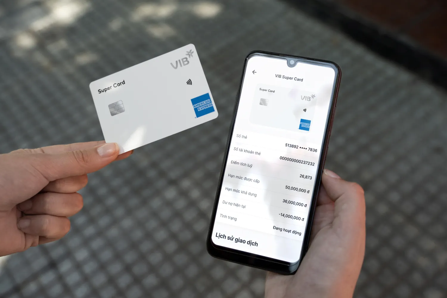 Kích hoạt thẻ tín dụng thông qua MyVIB/MyVIB 2.0