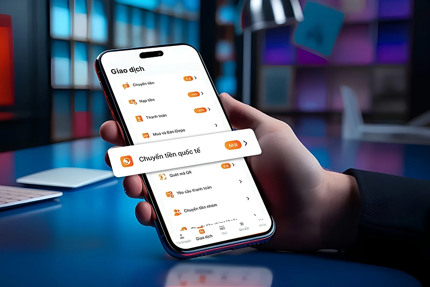 Tài khoản ngoại tệ dùng để gửi và giao dịch các loại tiền quốc tế như USD, EUR, JPY.
