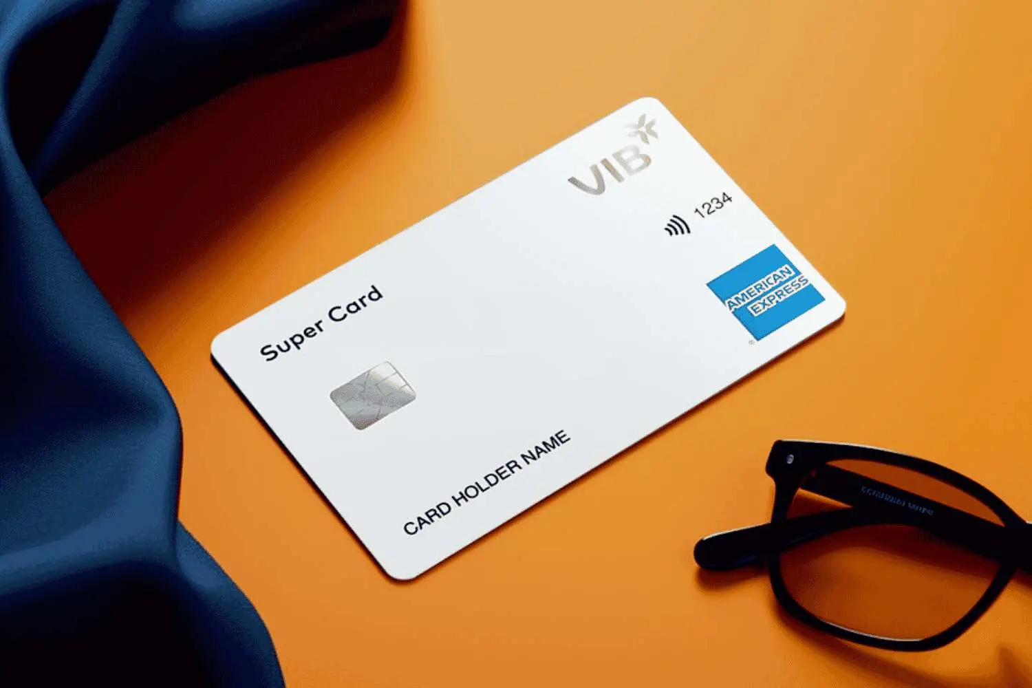 Thẻ tín dụng VIB Super Card - Thiết kế hiện đại, nổi bật với tính năng hoàn tiền và tích điểm cao.