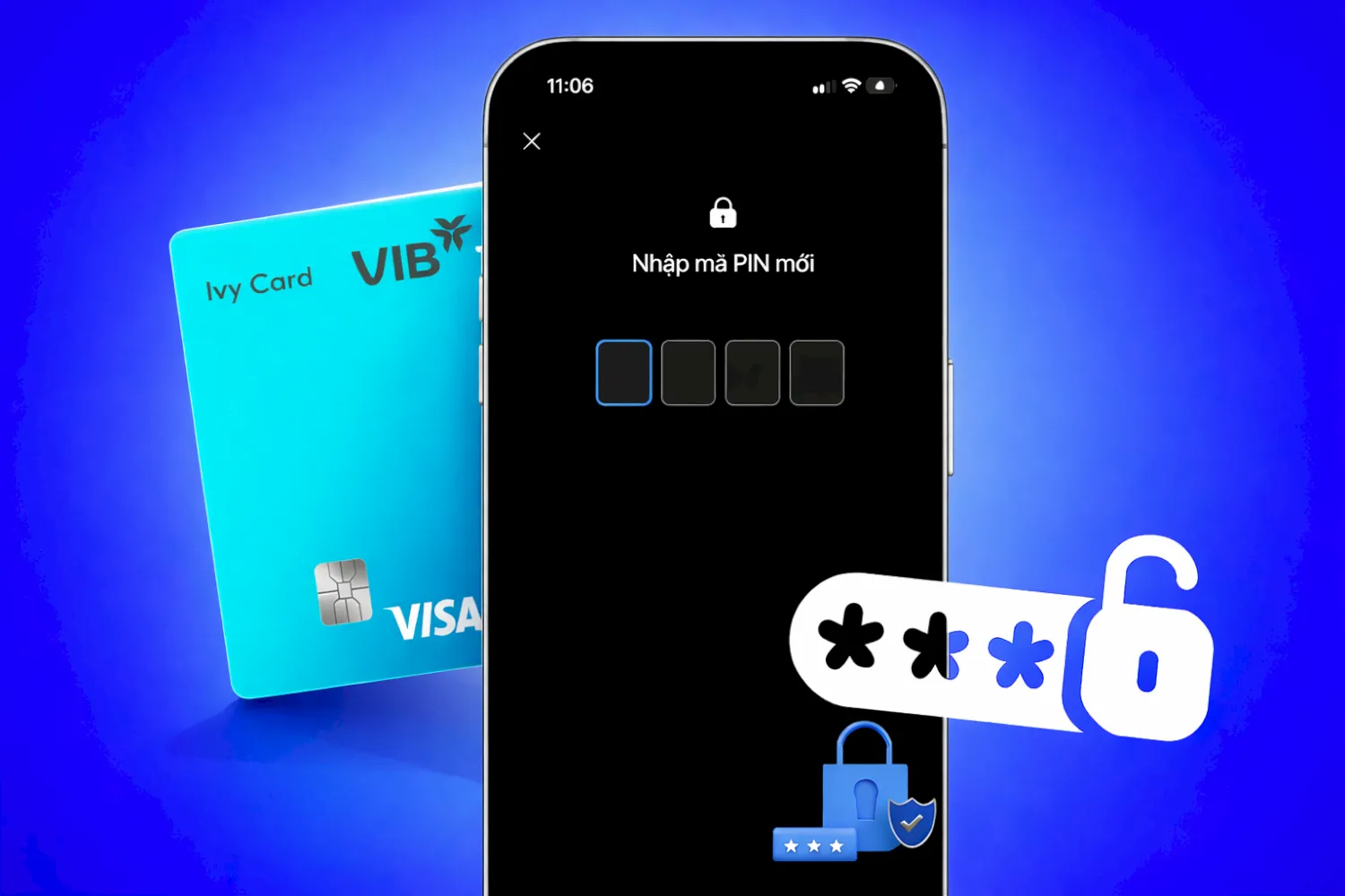 Tuyệt đối không chia sẻ mã PIN cho bất kỳ ai để tránh bị kẻ gian sao chép thông tin và trục lợi.