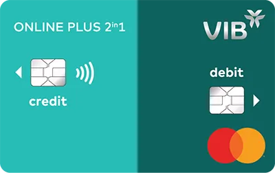 Thẻ thanh toán VIB Online Plus 2in1