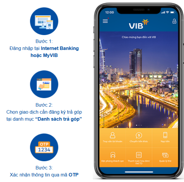 Cách đăng ký ứng dụng ngân hàng số MyVIB