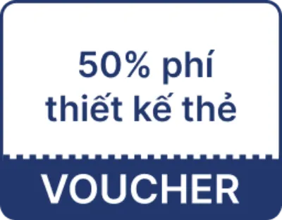 Voucher miễn phí thiết kế thẻ