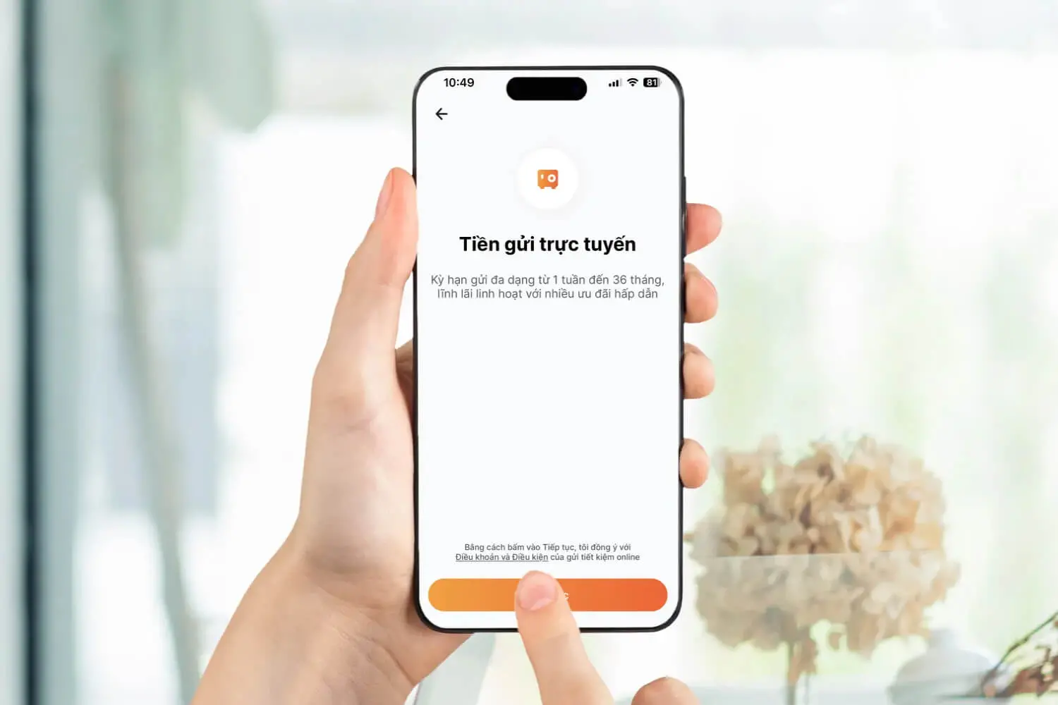 Khách hàng dễ dàng gửi tiết kiệm với MyVIB 2.0