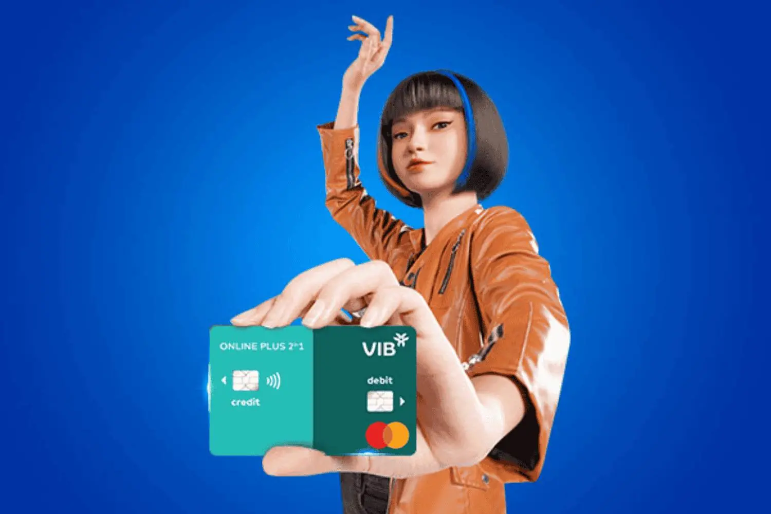 VIB Online Plus 2in1 - Tích hợp cả thẻ tín dụng và thẻ thanh toán quốc tế, hoàn tiền lên đến 6% cho chi tiêu trực tuyến.